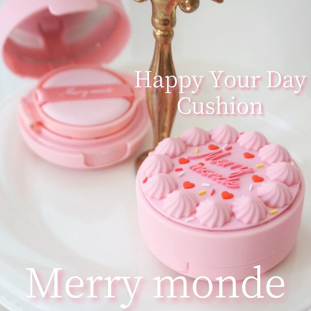 ハッピーユアデイクッション/Merrymonde/クッションファンデーションを使ったクチコミ(1枚目)