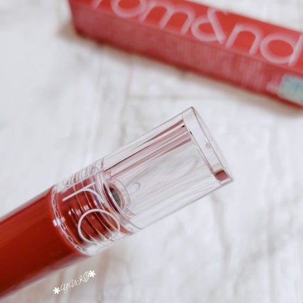 グラスティングウォーターティント/rom&nd/リップティントを使ったクチコミ(3枚目)