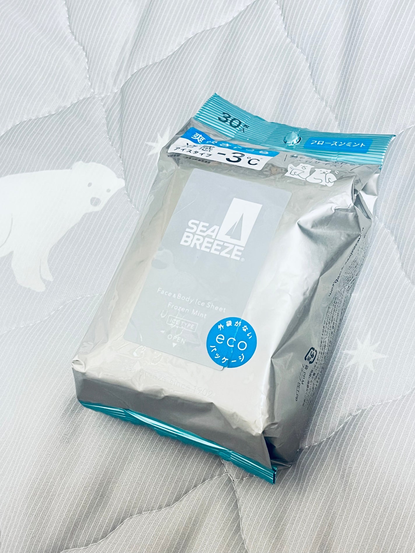 フェイス&ボディアイスシート N(シトラスシャーベット)/シーブリーズ/ボディシートを使ったクチコミ(1枚目)