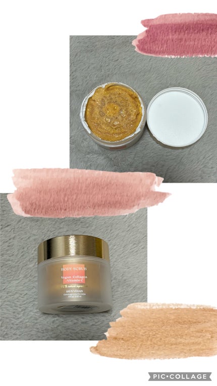 Vegan Collagen+Vitamin C  ボディスクラブ/Laline/ボディスクラブを使ったクチコミ(1枚目)