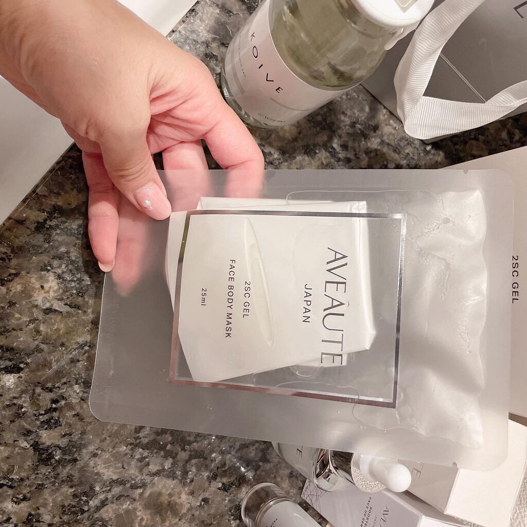 2SC GEL FACE BODY MASK/AVEAUTE/シートマスク・パックを使ったクチコミ(2枚目)
