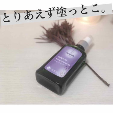 【WELEDA ラベンダーオイル】
✳︎商品概要✳︎
¥2860（税込）
内容量100ml

お風呂あがりに適当に全身塗りたくってる、
とりあえず塗っとけオイル！！
私は手足はもちろんお腹やお尻にも塗っ