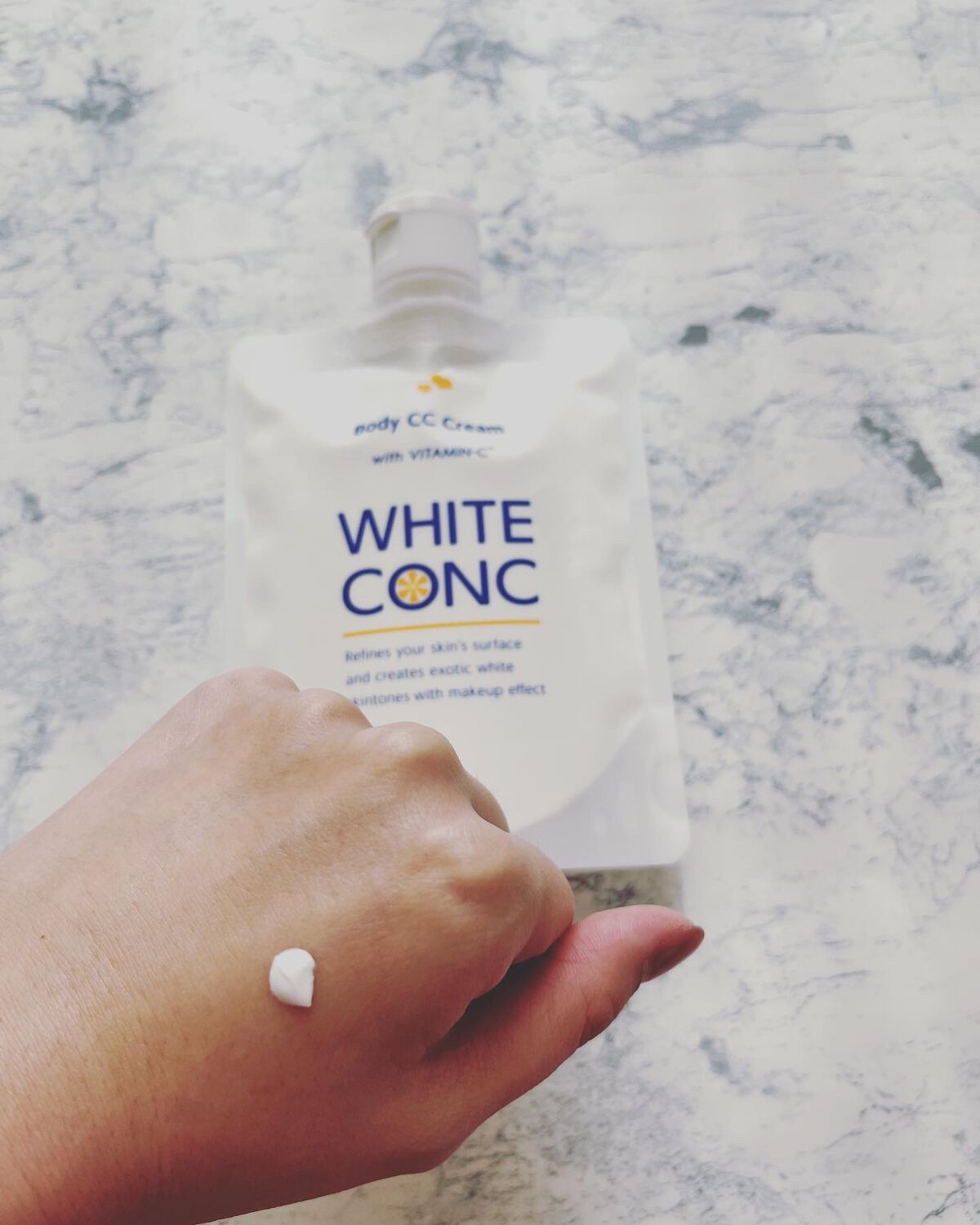 薬用ホワイトコンク ホワイトニングCC CII/ホワイトコンク/ボディクリームを使ったクチコミ(2枚目)