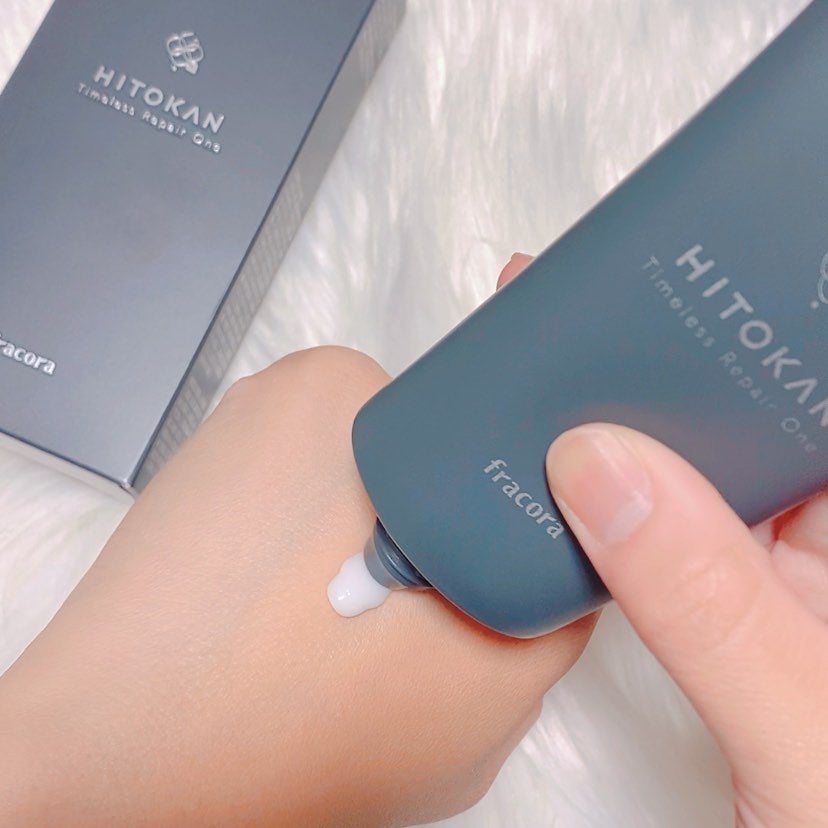 HITOKAN タイムレスリペアワンGR/fracora/オールインワン化粧品を使ったクチコミ(2枚目)