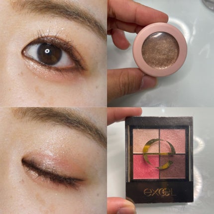 リアルクローズシャドウ/excel/アイシャドウパレットを使ったクチコミ(2枚目)