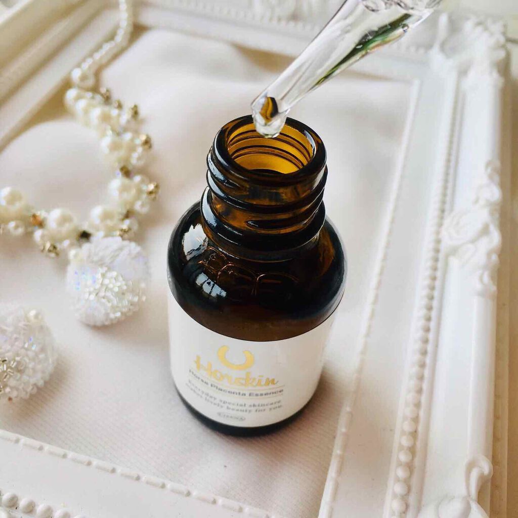 Horskin 馬プラセンタ原液美容液/CIEENA/美容液を使ったクチコミ(3枚目)