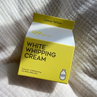 WHITE WHIPPING CREAM(ウユクリーム) レモンイエロー/G9SKIN/化粧下地を使ったクチコミ（3枚目）