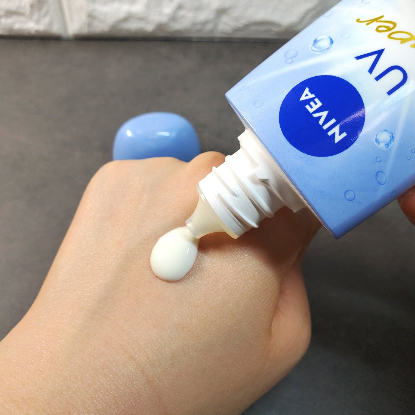 ニベアUV ウォータージェルEX/ニベア/日焼け止めジェルを使ったクチコミ(2枚目)