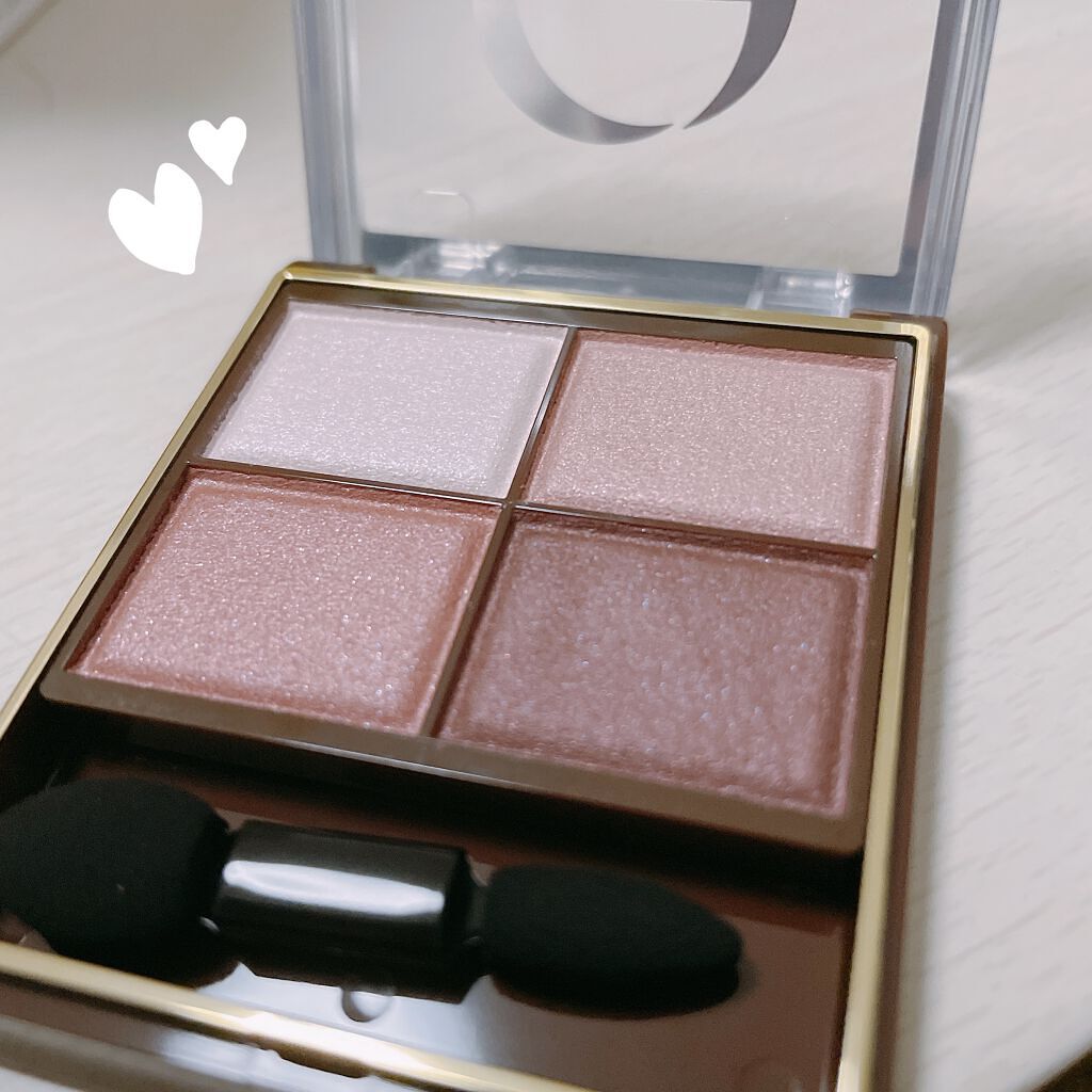 
【使った商品】excelスキニーリッチシャドウ　SR10 ピオニーブラウン
【色味】ピンクブラウン
【ラメorマット】細かいラメ

しっとりとした粉質と絶妙なピンクブラウンが使いやすいアイシャドウです。
ブラウンに寄せたりピンクに寄せたり