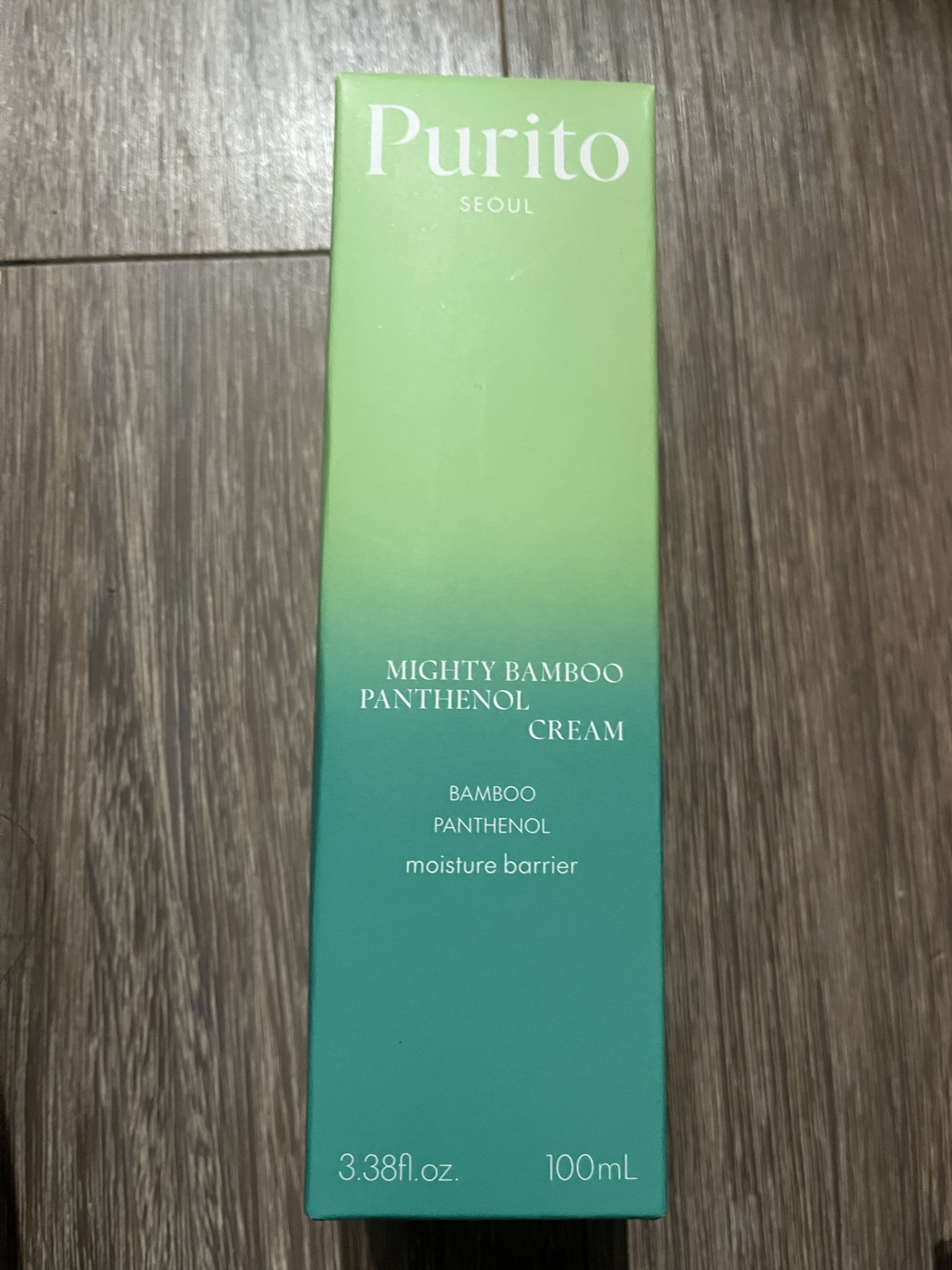 B5パンテノールリバリアクリーム/PURITO/フェイスクリームを使ったクチコミ（1枚目）