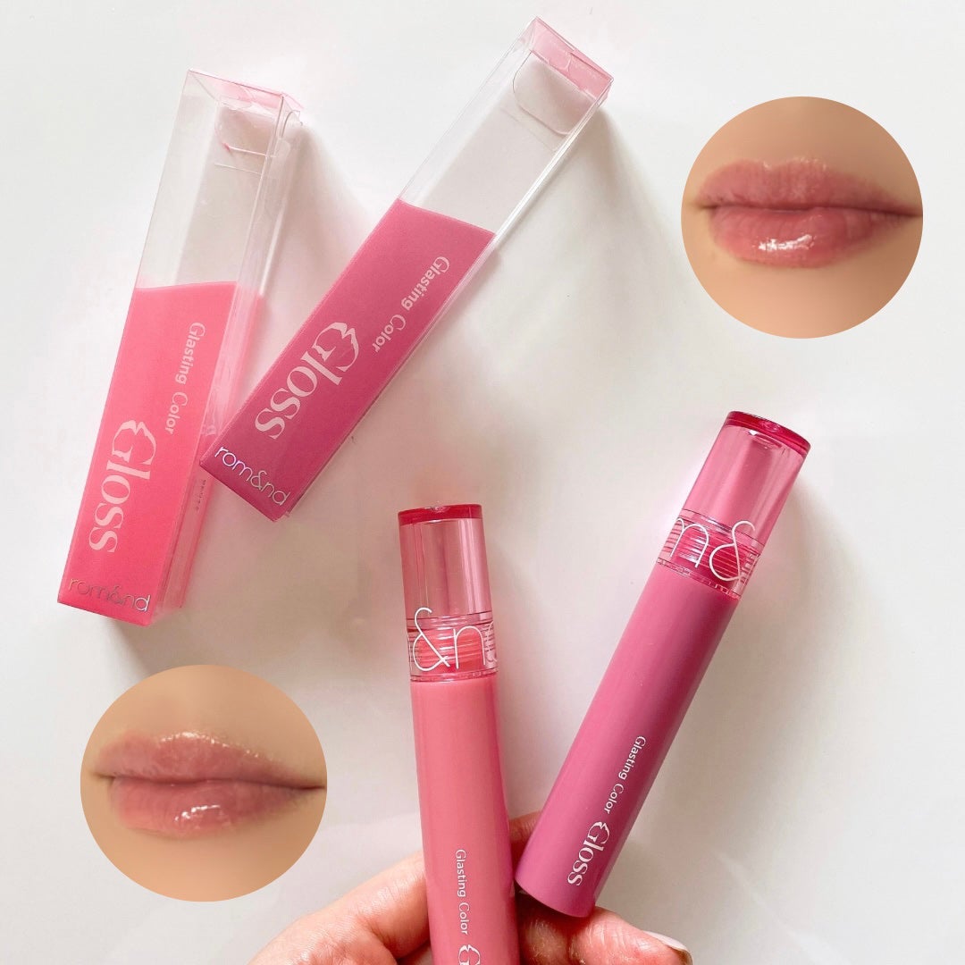 グラスティングカラーグロス/rom&nd/リップグロスを使ったクチコミ(2枚目)