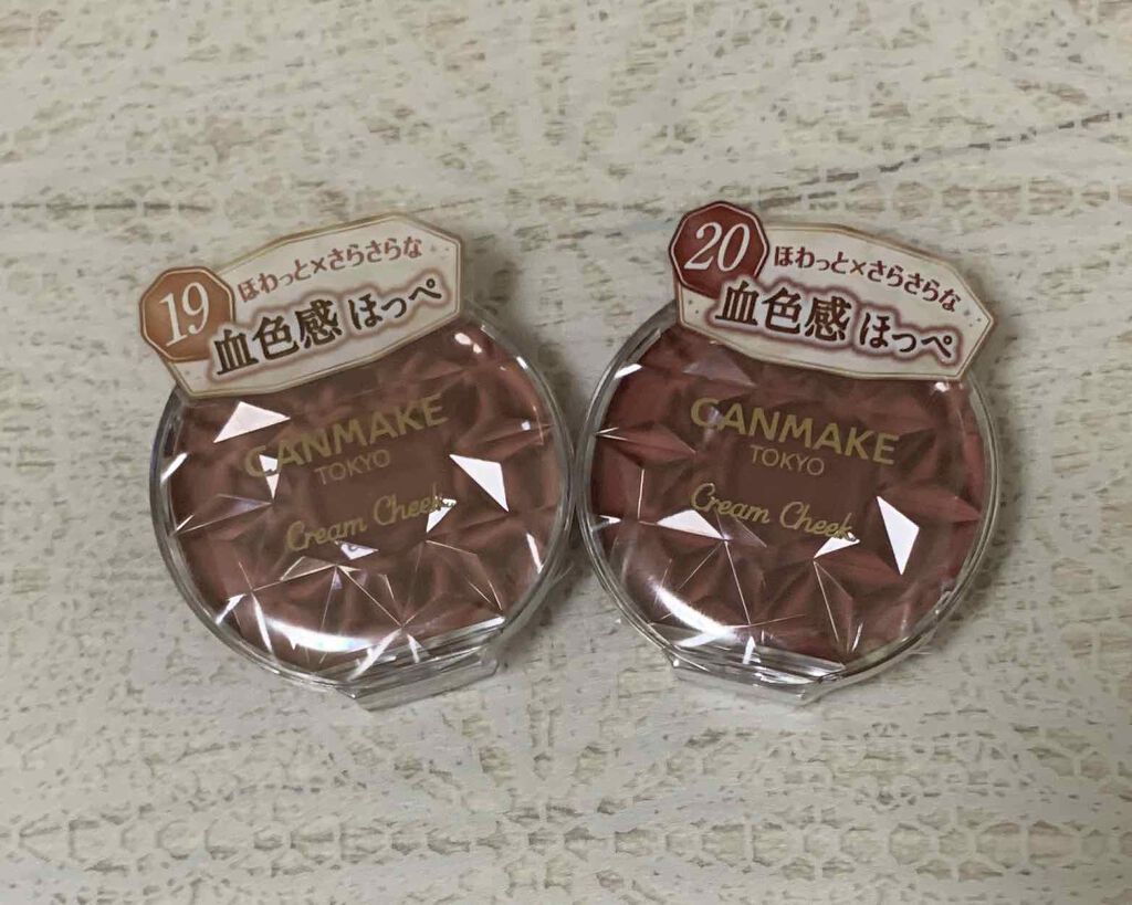 クリームチーク/キャンメイク/ジェル・クリームチークを使ったクチコミ（1枚目）