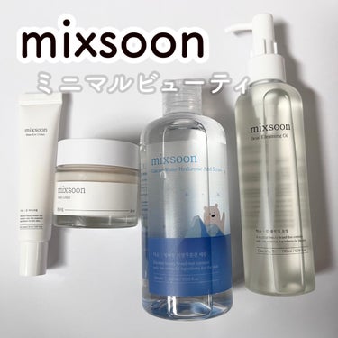 mixsoon 大豆アイクリームのクチコミ「mixsoon(ミクスン）

不要な成分は除いて、
肌に必要な成分だけを取り入れた
ミニマルビ.....」（1枚目）