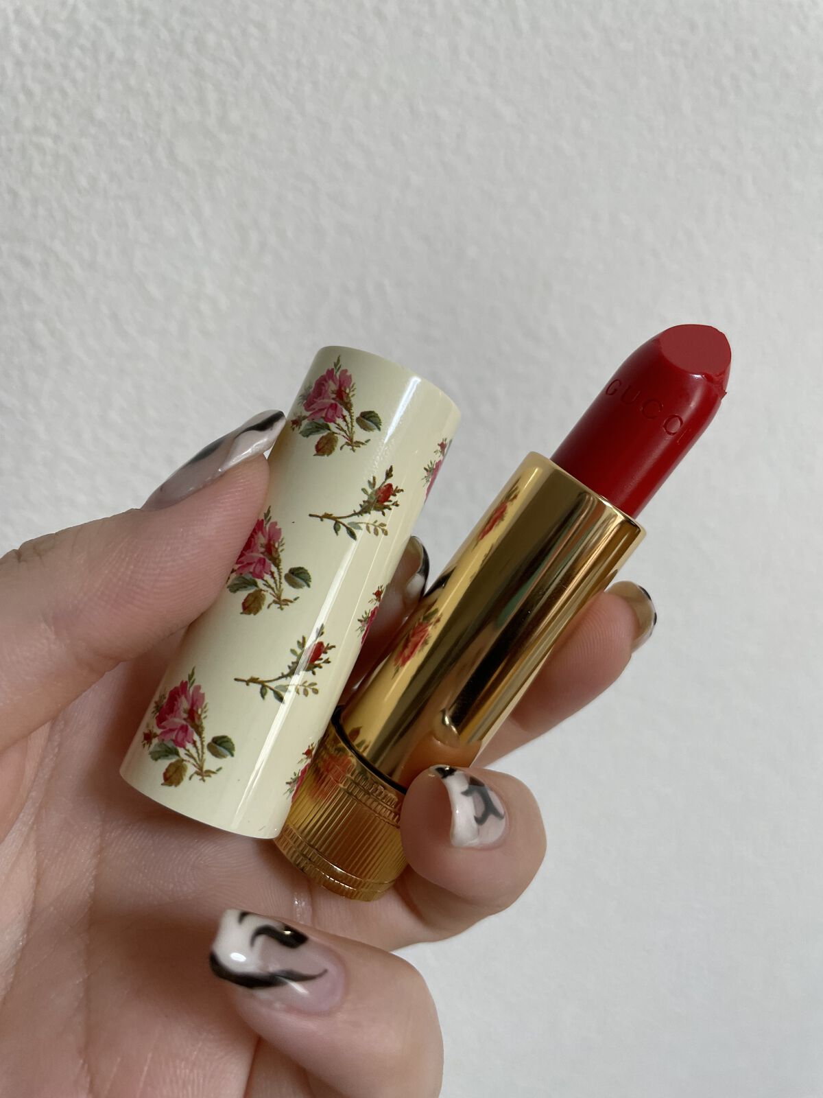 グッチ ルージュ ア レーヴル ヴォワル/GUCCI beauty/口紅を使ったクチコミ（1枚目）