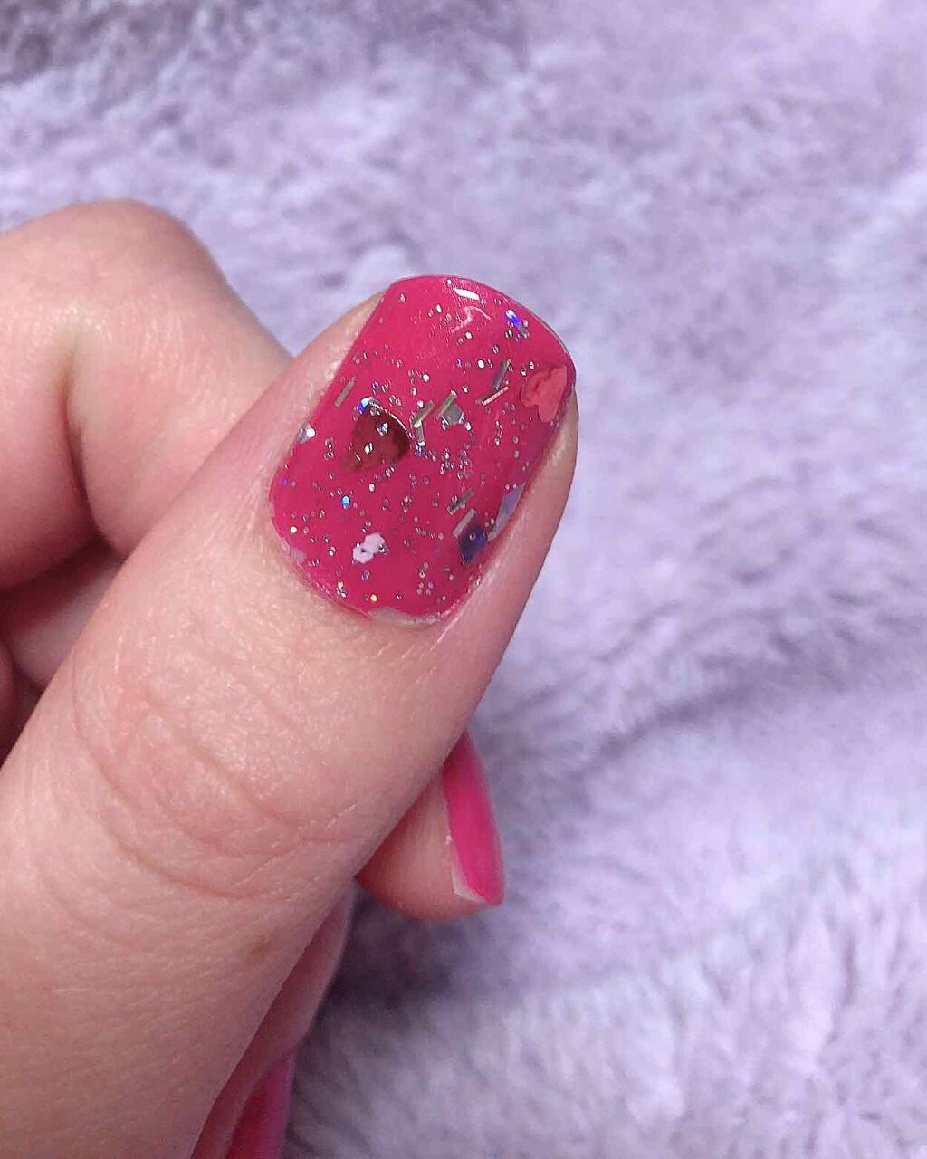 ITGグリッターネイル/DAISO/マニキュアを使ったクチコミ（3枚目）