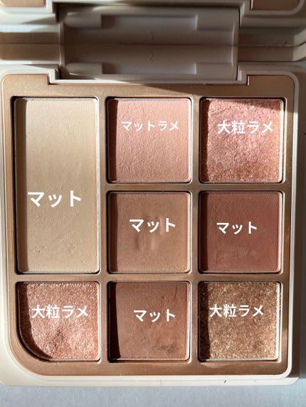 ドットオンムードアイパレット/Heart Percent/アイシャドウパレットを使ったクチコミ(4枚目)