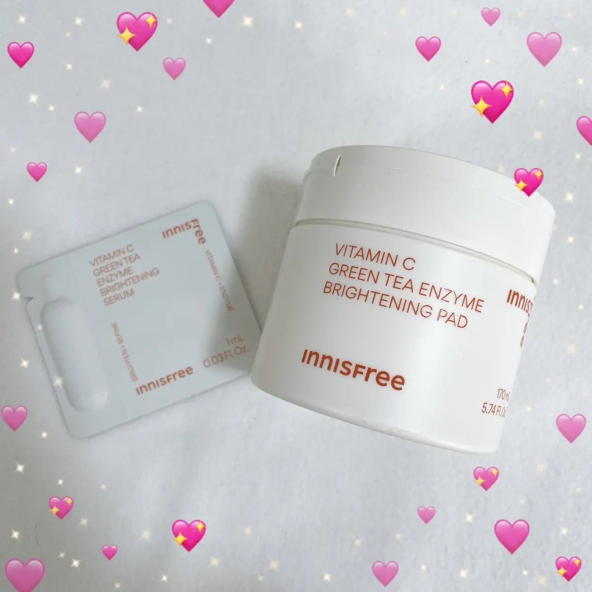 ビタC グリーンティーエンザイム ブライト パッド/innisfree/トナーパッドを使ったクチコミ(1枚目)