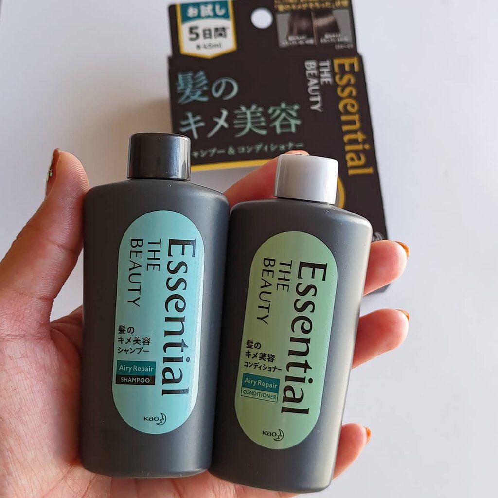 THE BEAUTY 髪のキメ美容シャンプー／コンディショナー＜エアリーリペア＞	 シャンプー/エッセンシャル/シャンプー・コンディショナーを使ったクチコミ（1枚目）