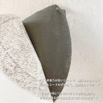 BLACK CLAY MASK(ブラッククレイマスク)/BARULAB/シートマスク・パックを使ったクチコミ(6枚目)