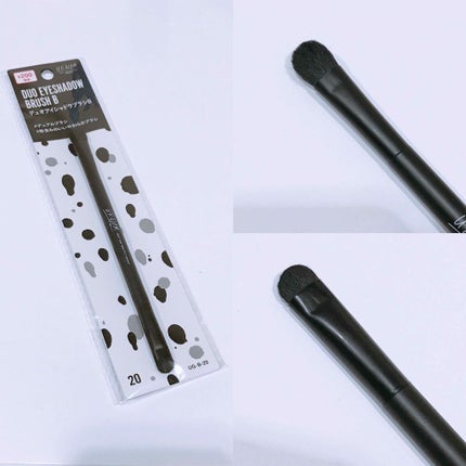 UR GLAM DUO EYESHADOW BRUSH B(デュオアイシャドウブラシB)/U R GLAM/メイクブラシを使ったクチコミ(2枚目)