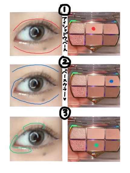 レトロマグネティック アイシャドウパレット/FlowerKnows/アイシャドウパレットを使ったクチコミ(3枚目)