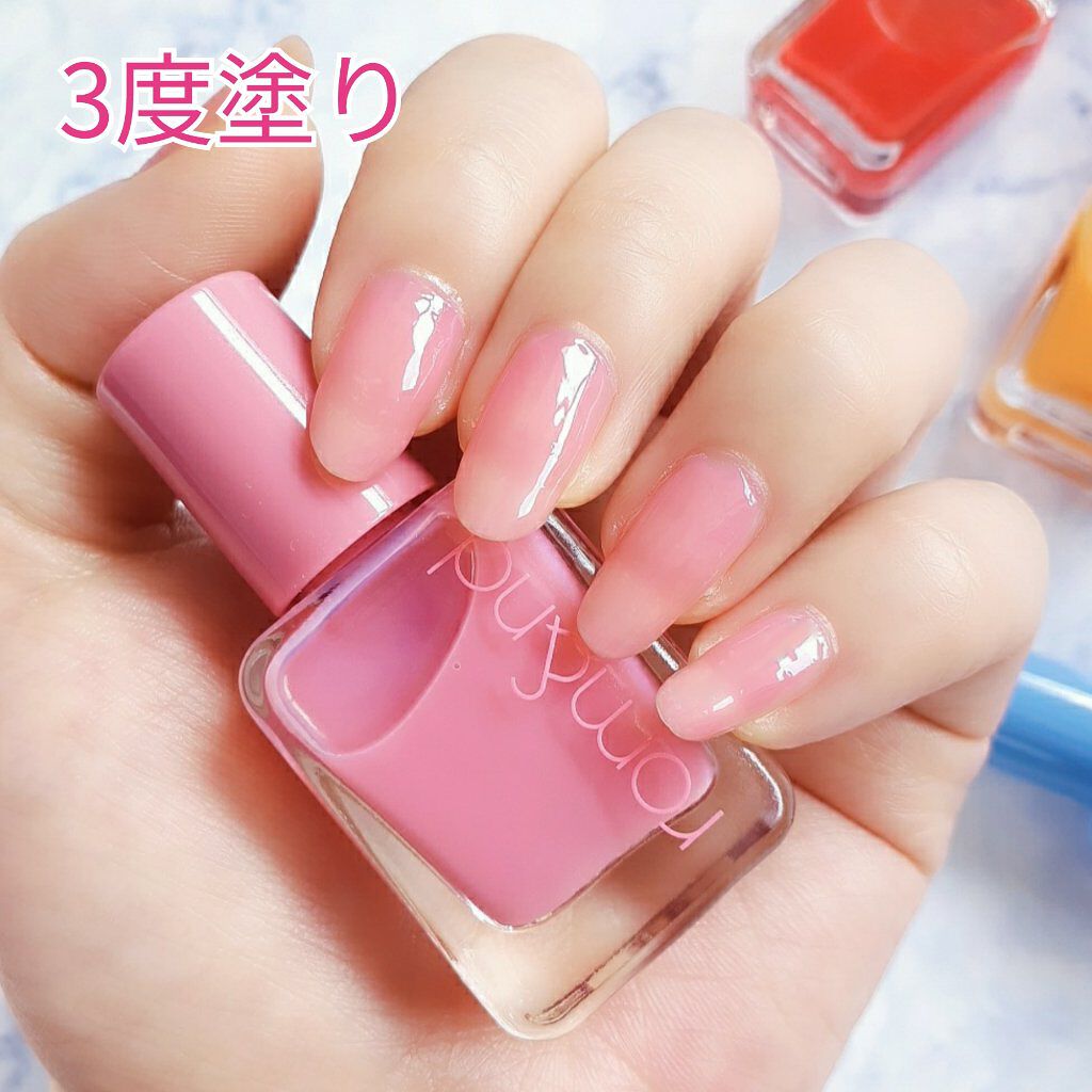 ムードペブルネイル/rom&nd/マニキュアを使ったクチコミ(4枚目)