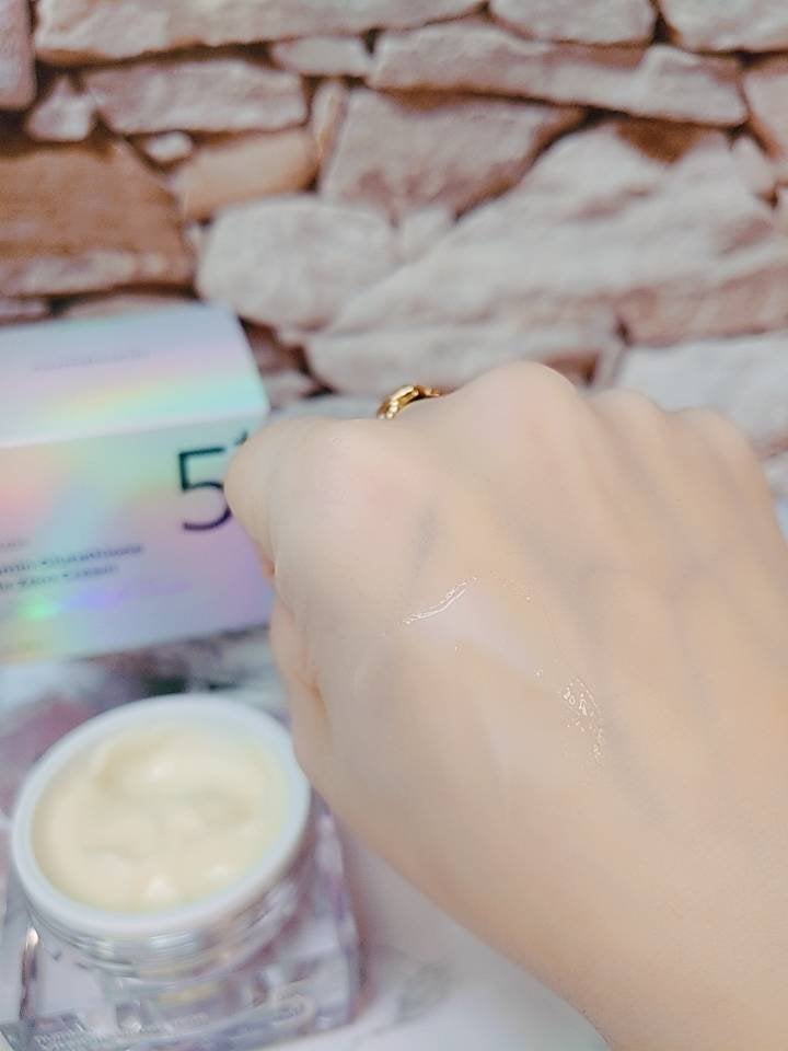 5番 白玉グルタチオンCメラゼロクリーム/numbuzin/フェイスクリームを使ったクチコミ(5枚目)