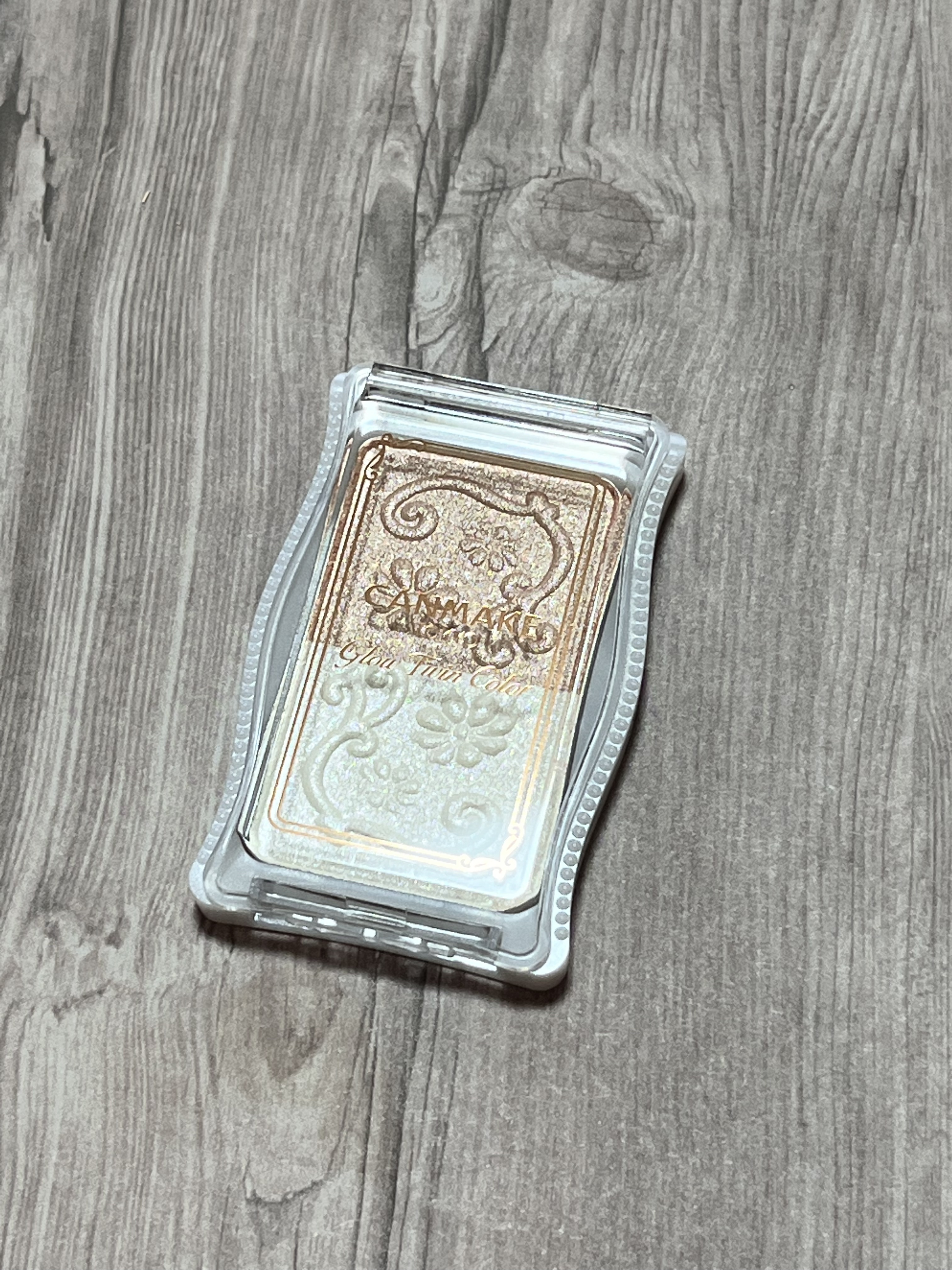 グロウツインカラー 05 ピンクベージュパール/キャンメイク/アイシャドウパレットを使ったクチコミ（1枚目）