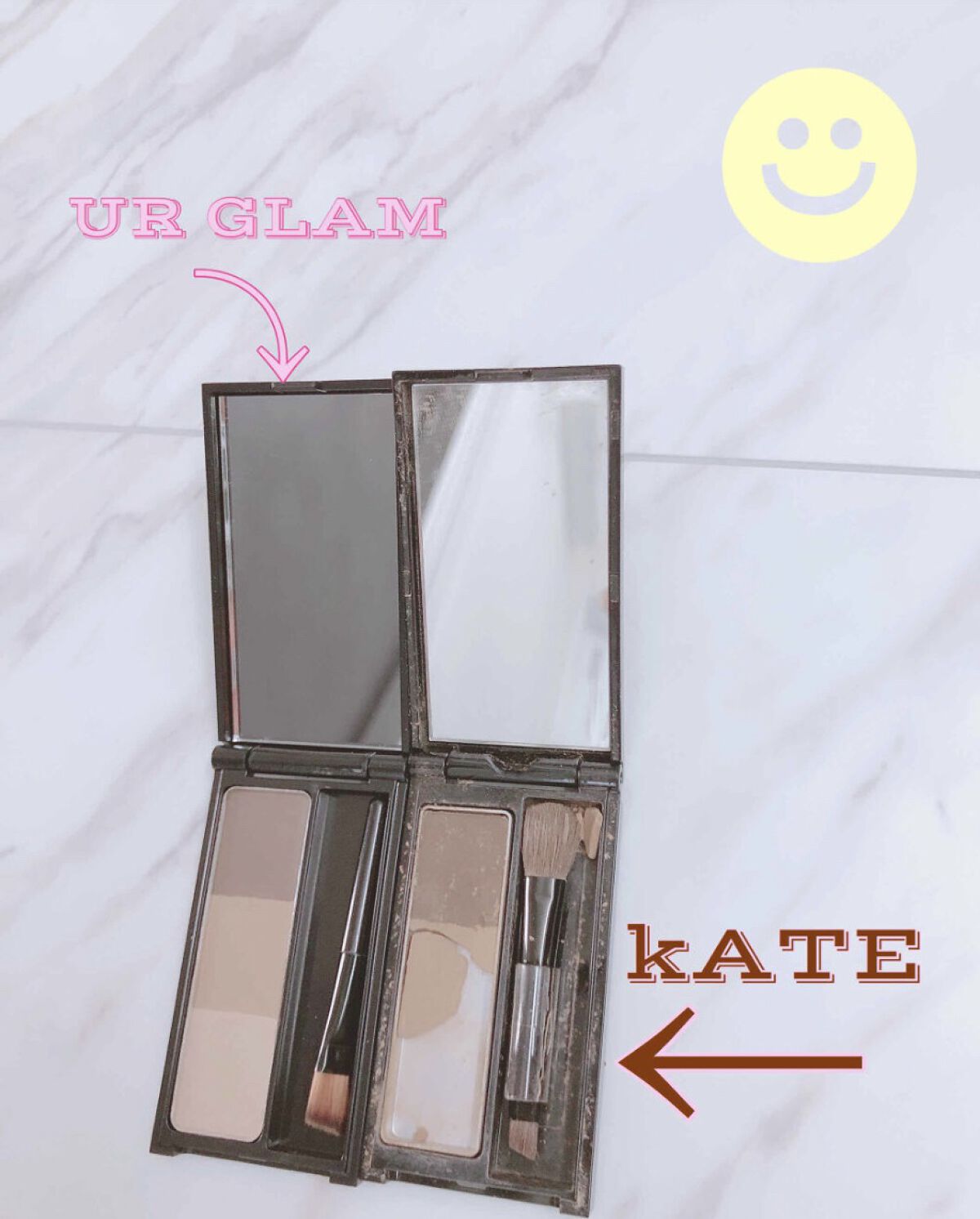 ケイト デザイニングアイブロウ3D/KATE/パウダーアイブロウを使ったクチコミ（3枚目）