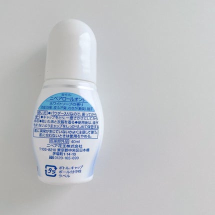 ykes on LIPS 「ニベアデオロールオンホワイトソープの香り40ml制汗・防臭..」(6枚目)