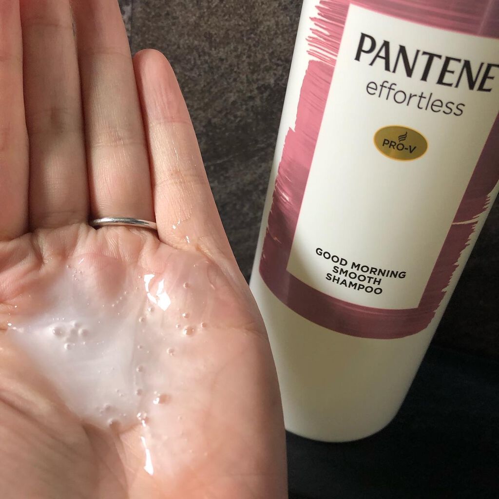 パンテーン エフォートレス グッドモーニング スムース シャンプー／トリートメント/パンテーン/市販シャンプーを使ったクチコミ（3枚目）