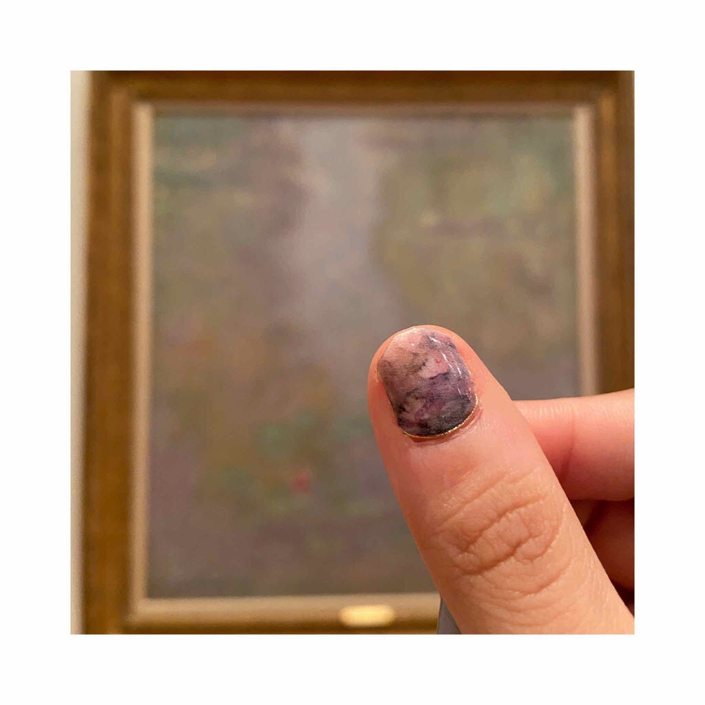 モネの世界をまとうネイルシールの会/フェリシモ/ネイルシールを使ったクチコミ(4枚目)