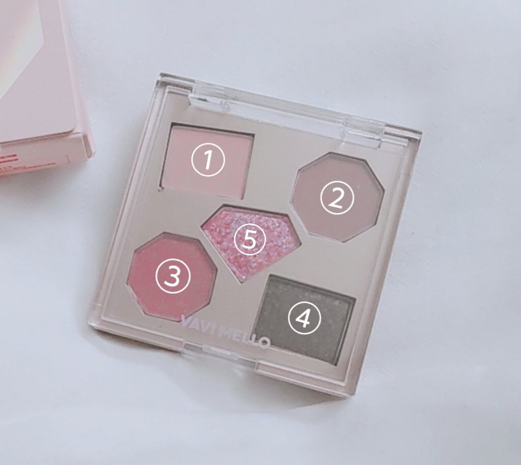 ラックスオンマイアイズ オーロラライト/VAVI MELLO/マルチパレットを使ったクチコミ（2枚目）