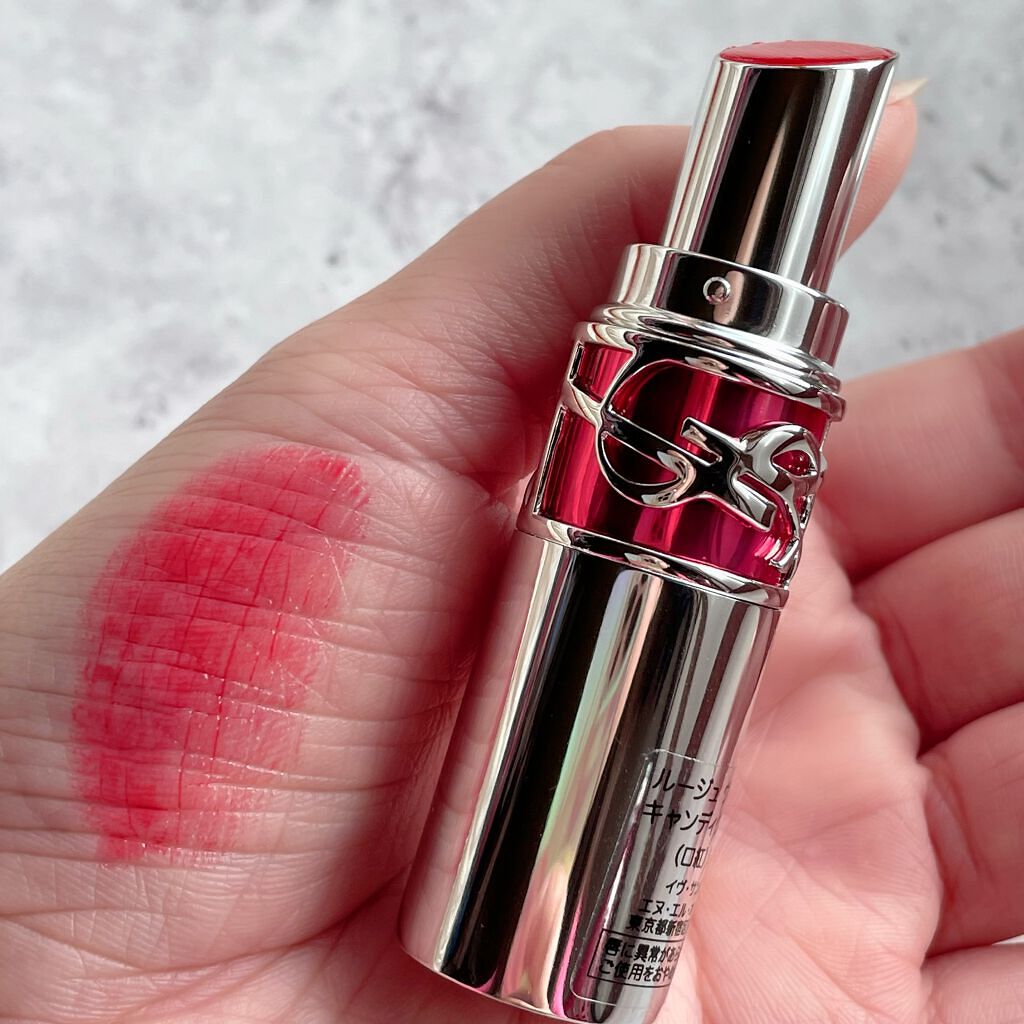 YSL ラブシャイン キャンディグレーズ No.11 レッド スリル/YVES SAINT LAURENT BEAUTE/口紅を使ったクチコミ（3枚目）