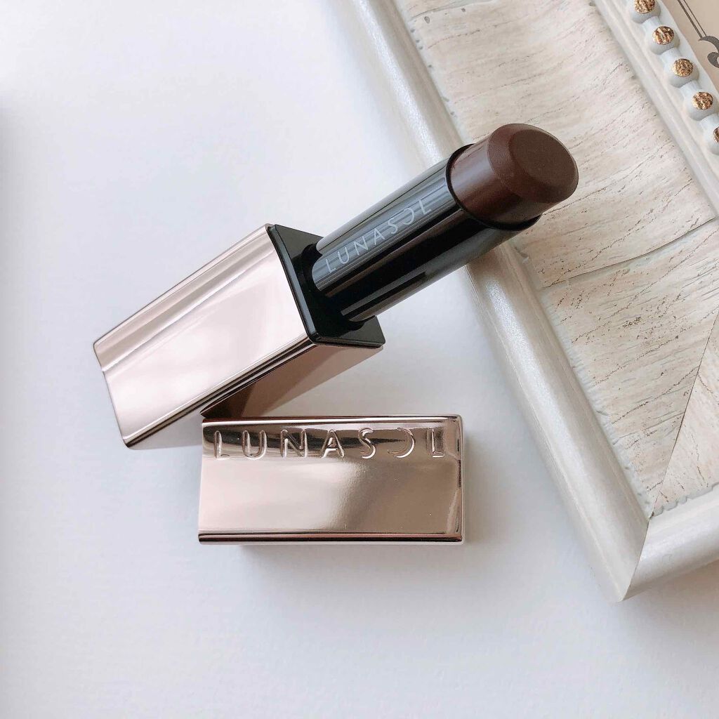 プランプメロウリップス EX02 Onyx Red/LUNASOL/口紅を使ったクチコミ（1枚目）