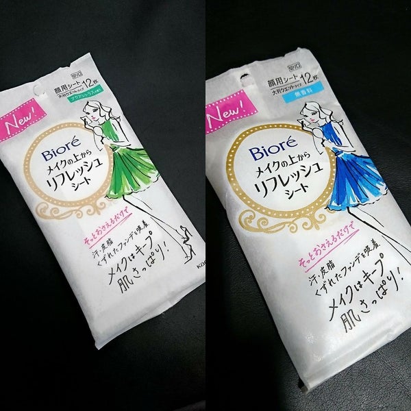 メイクの上からリフレッシュシート/ビオレ/フェイスシート by もちもちおもち@徹底レビュー