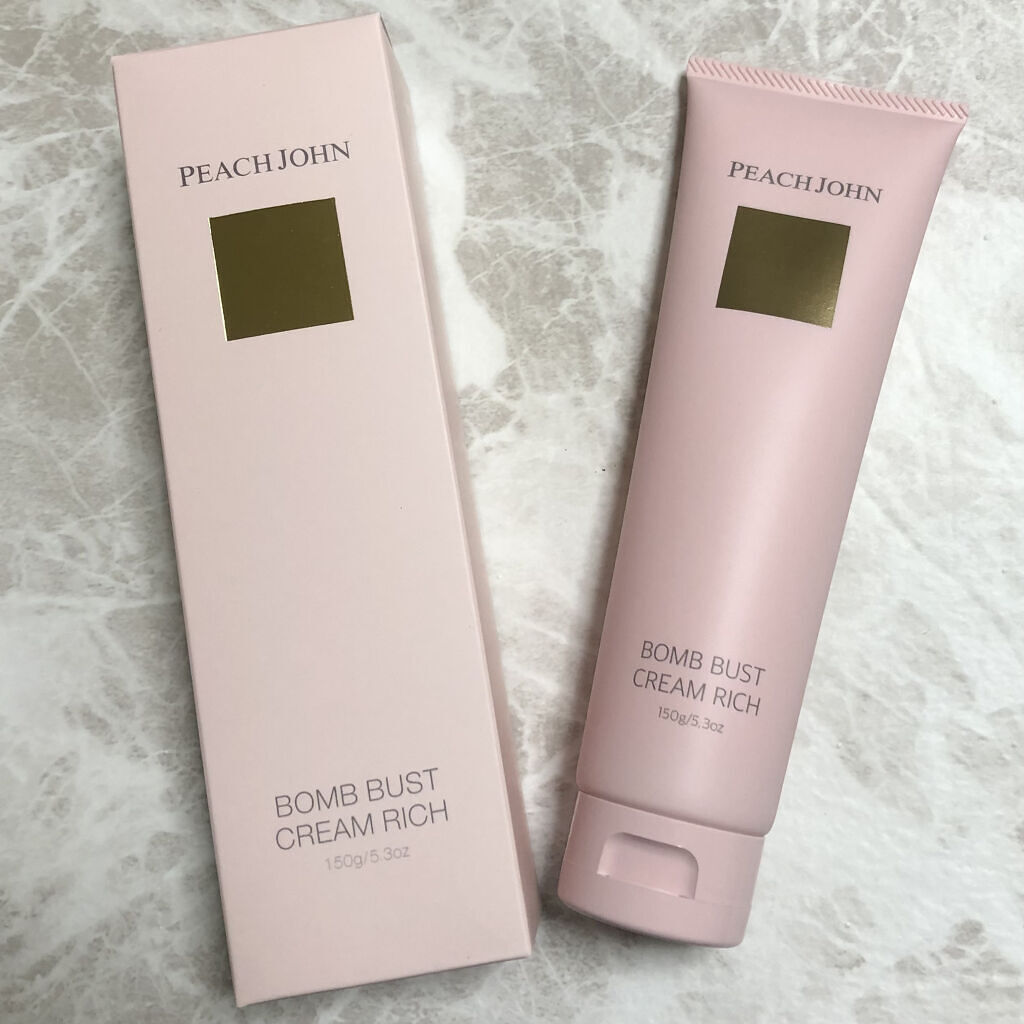 ボムバストクリーム　リッチ/PEACH JOHN/バストケア・ヒップケアを使ったクチコミ（1枚目）