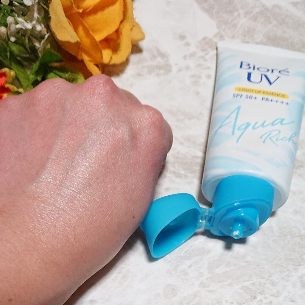 ビオレUV アクアリッチ ライトアップエッセンス/ビオレ/日焼け止めクリームを使ったクチコミ(6枚目)