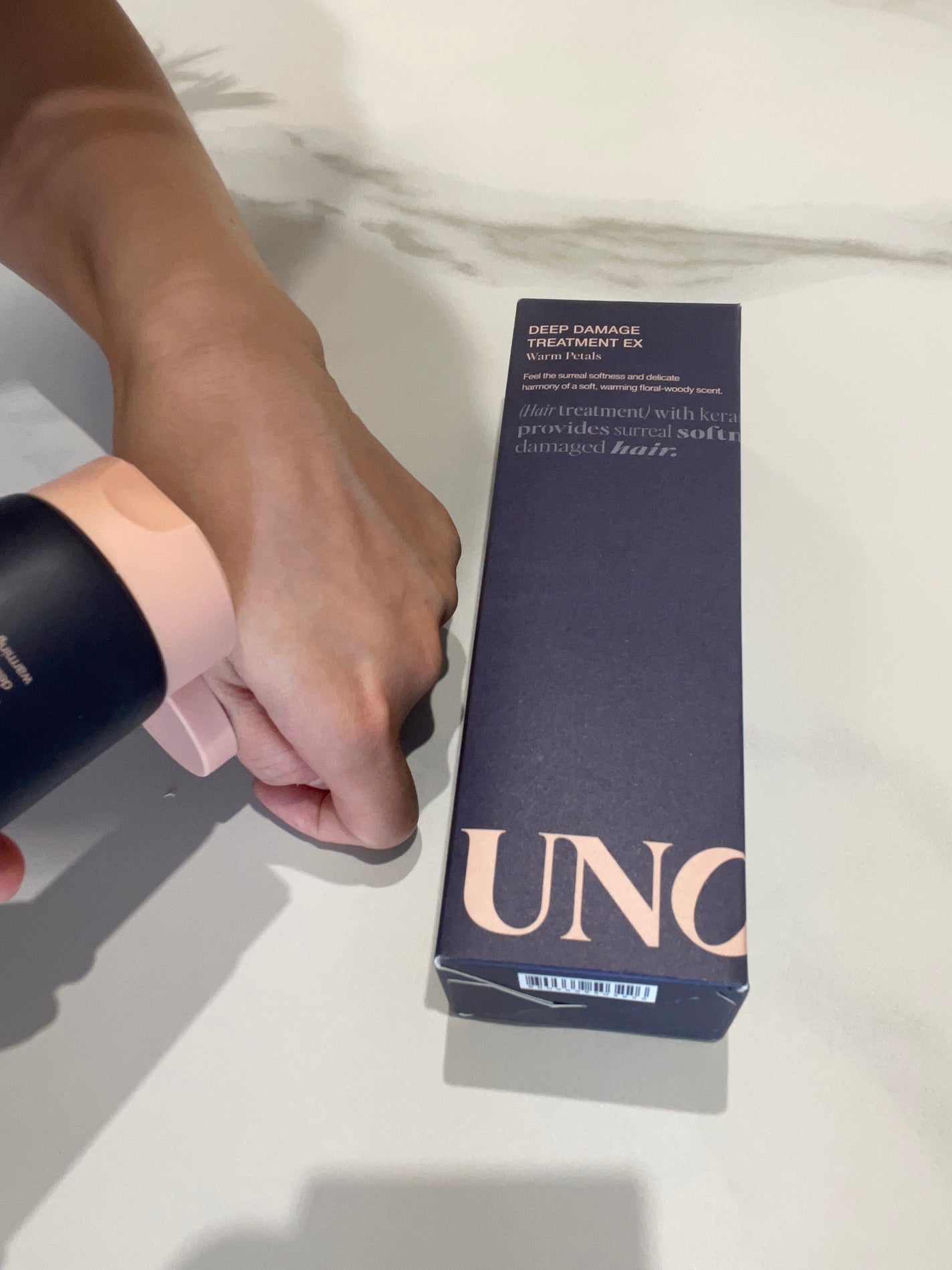 ディープダメージトリートメントEX/UNOVE/洗い流すヘアトリートメントを使ったクチコミ(2枚目)