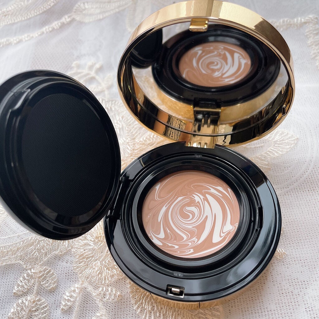 アンクル ド ポー マーブル エッセンス クリームパクト/YVES SAINT LAURENT BEAUTE/クッションファンデーションを使ったクチコミ(3枚目)