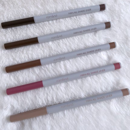 ハンオールシェードライナー 06 フェイドアッシュ/rom&nd/ペンシルアイライナーを使ったクチコミ(2枚目)