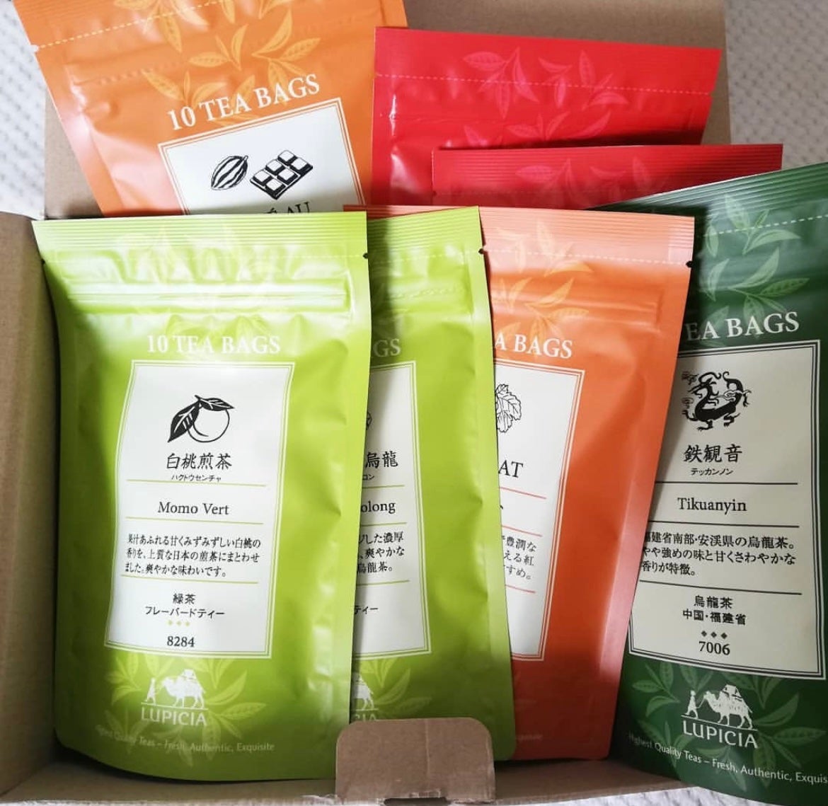 お茶の福袋 2021年冬/LUPICIA/食品を使ったクチコミ(2枚目)