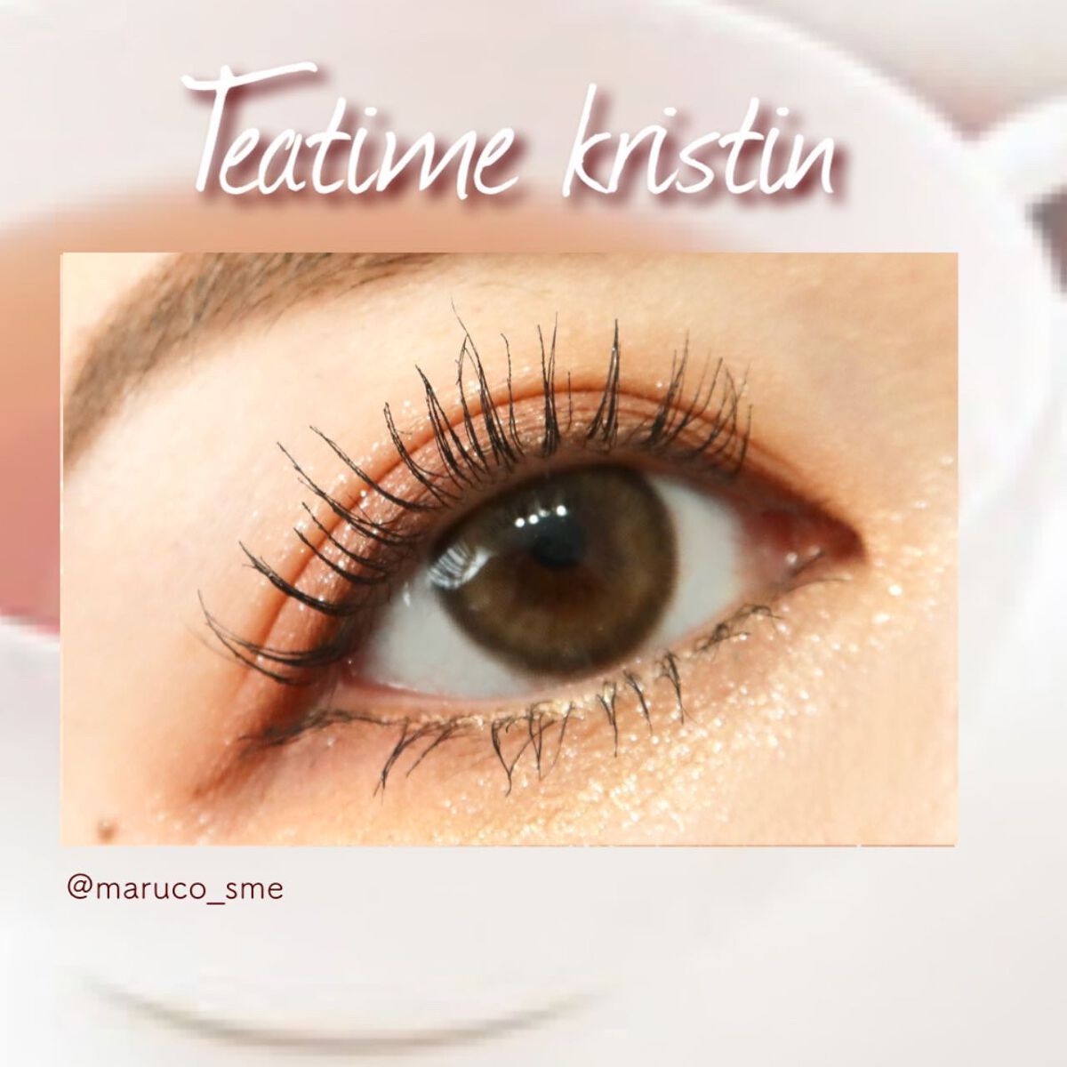 Teatime Kristin/Hapa kristin/カラーコンタクトレンズを使ったクチコミ（3枚目）
