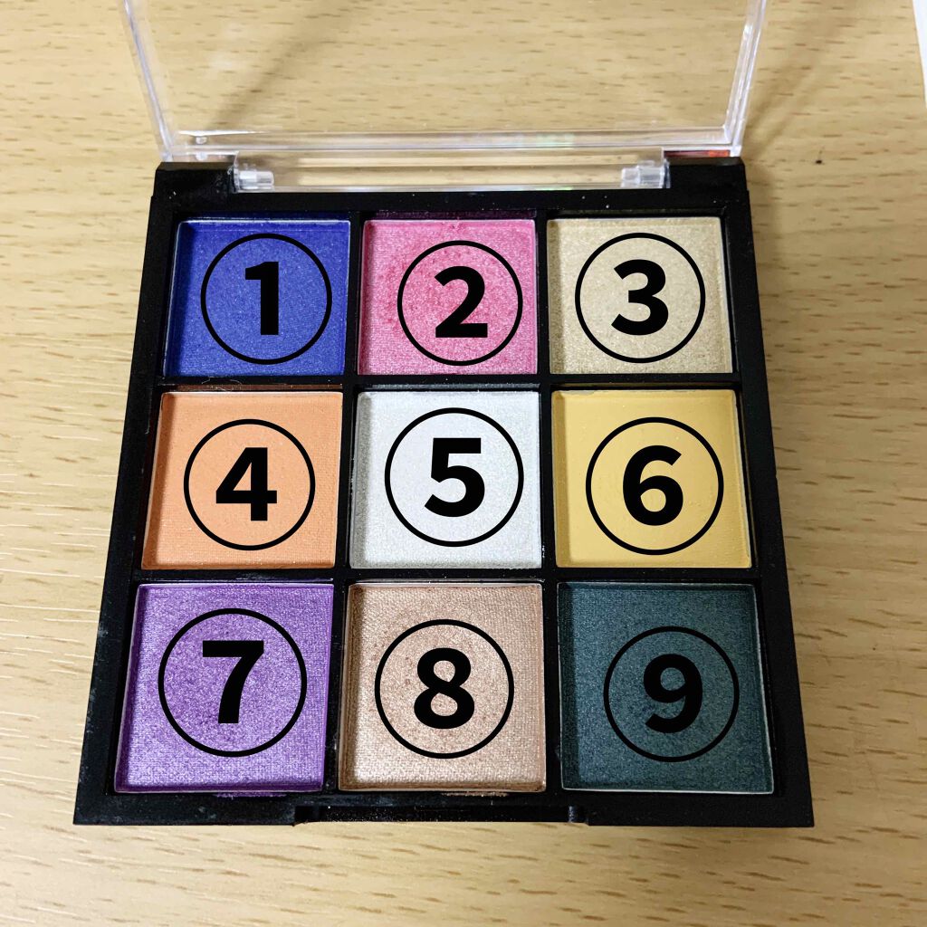 UR GLAM　BLOOMING EYE COLOR PALETTE/U R GLAM/アイシャドウパレットを使ったクチコミ（2枚目）