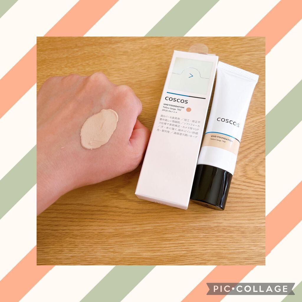 パーフェクトHDファンデーション/COSCOS/リキッドファンデーションを使ったクチコミ(2枚目)