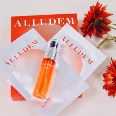 ALLUDEM Derma Lift Maskのクチコミ「とけるマスク×生ビタミンCミストのセットで
スペシャルケアが出来る、
ALLUDEMのダーマリ.....」（1枚目）