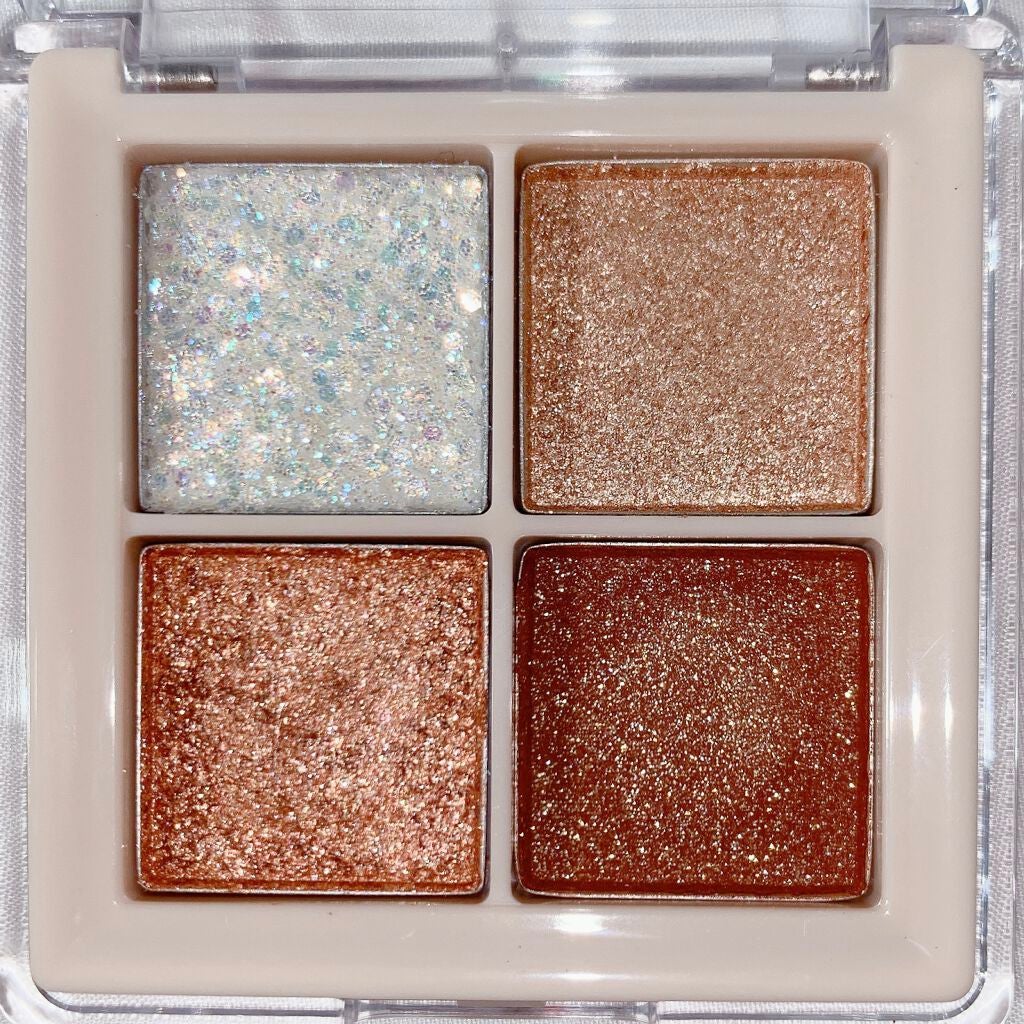 TWINKLE POP Pearl Flex Glitter Eye Palette/CLIO/アイシャドウパレットを使ったクチコミ(6枚目)