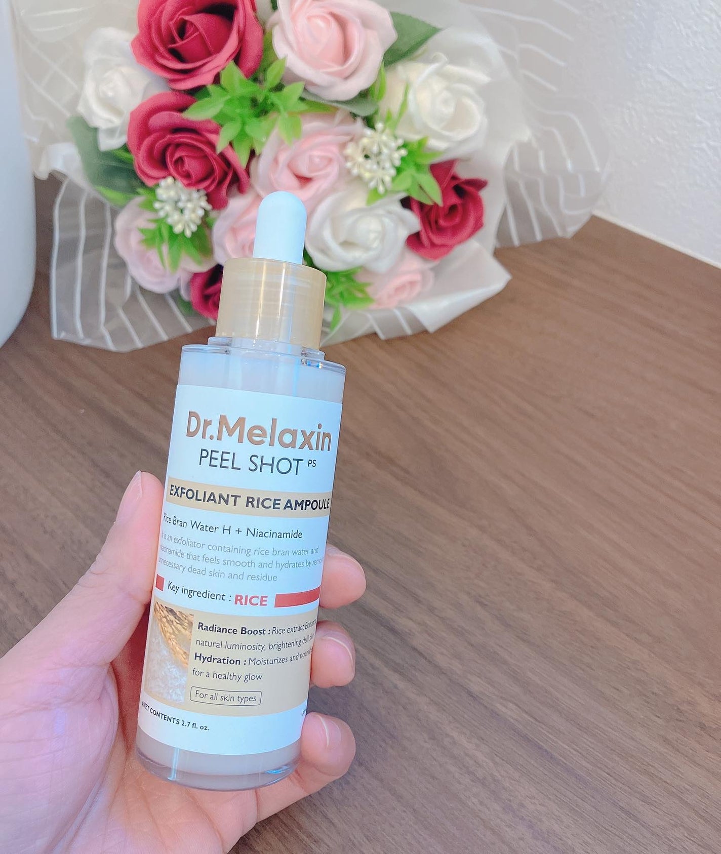 白米ピールショットゴマージュアンプル/Dr.Melaxin/美容液を使ったクチコミ(8枚目)