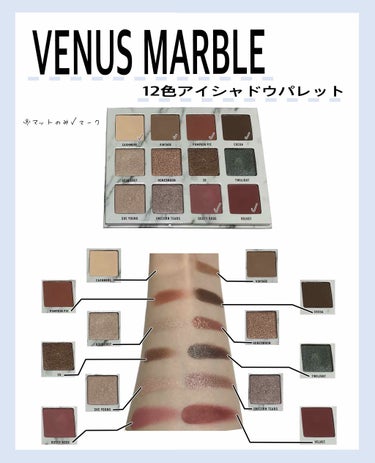 VenusMarble 9色アイシャドウパレット/Venus Marble/アイシャドウパレットを使ったクチコミ（3枚目）