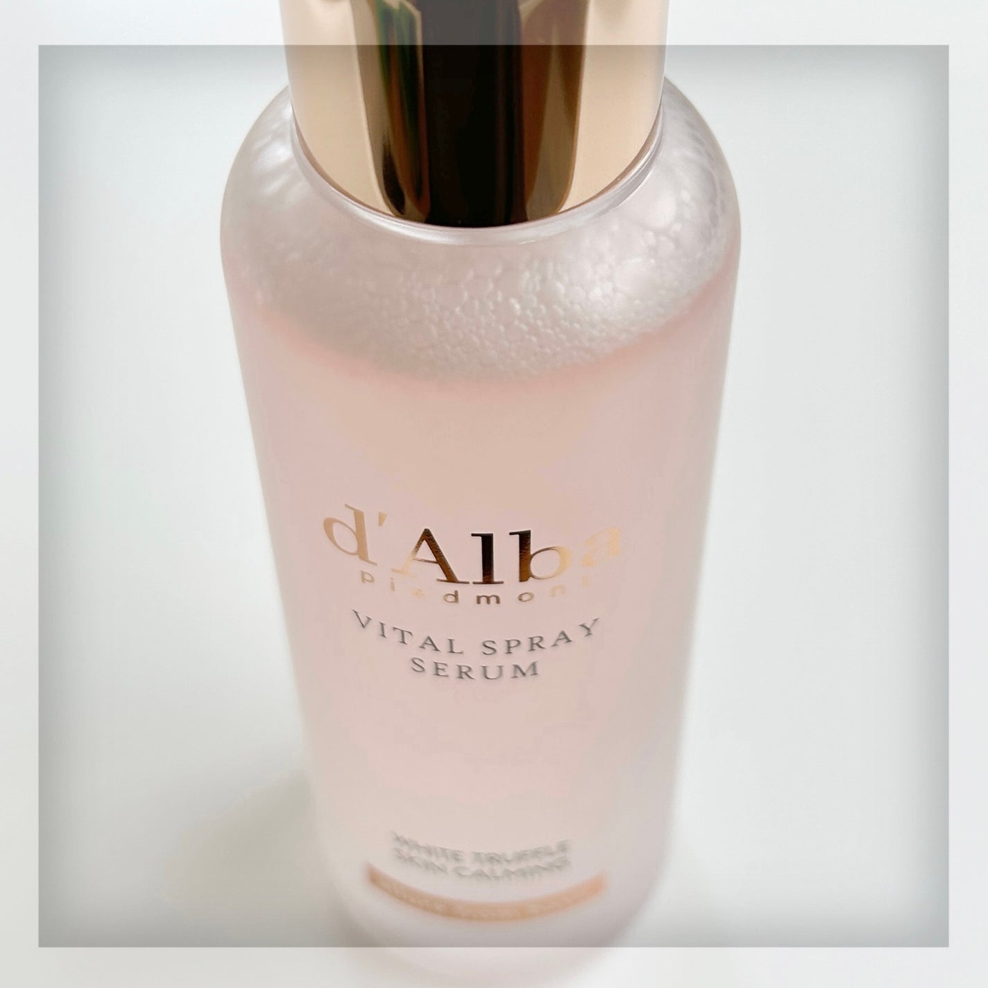 ダルバ ホワイトトリュフバイタルスプレーセラム/ダルバ/ミスト状化粧水を使ったクチコミ(3枚目)